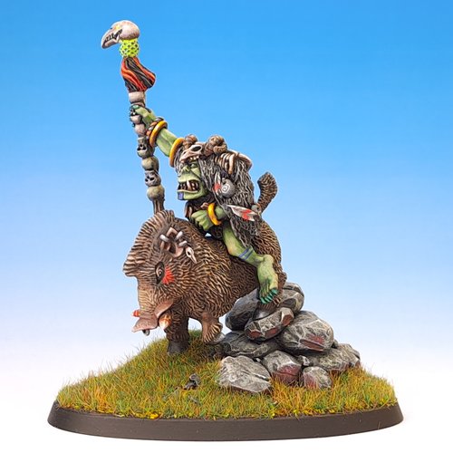 Savage Orc Shaman on Hamster Boar