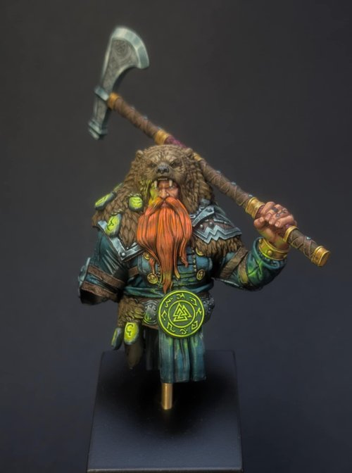 Viking bust