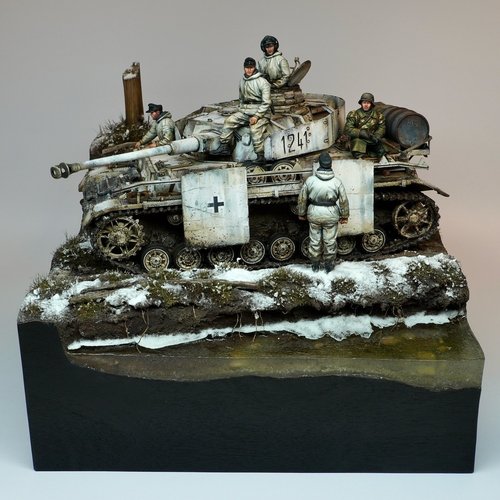 Panzer in Winter Camo