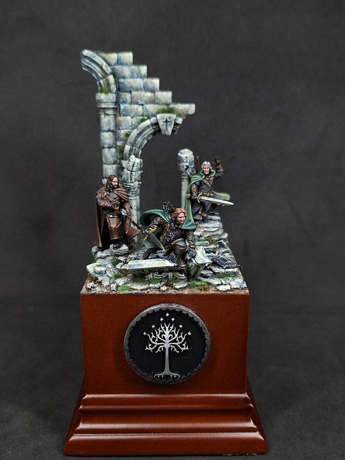 LOTR Osgiliath Diorama