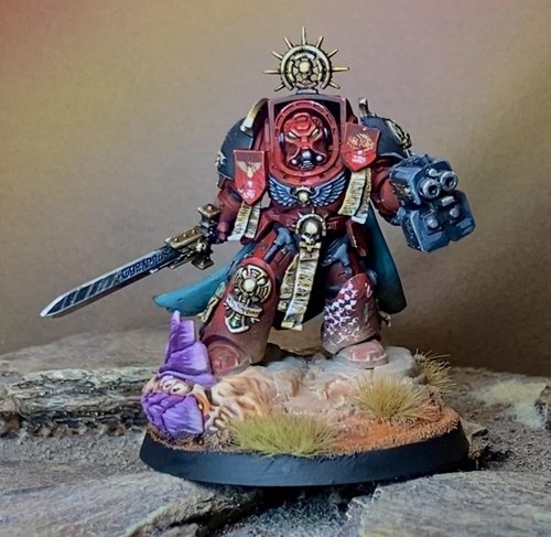 Blood Angels Captain in terminator armour