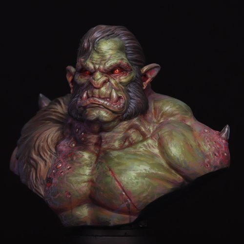 Chaos Orc Bust