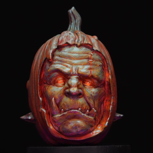 Orc Jack-o'-lantern