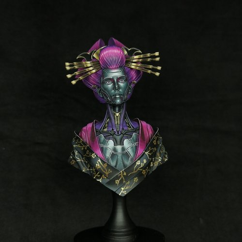 Cyberpunk Queen Bust