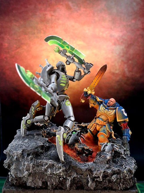 Necron vs Spacemarine
