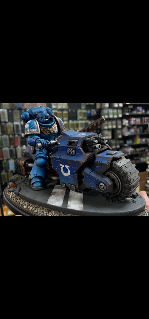 Space Marine Biker