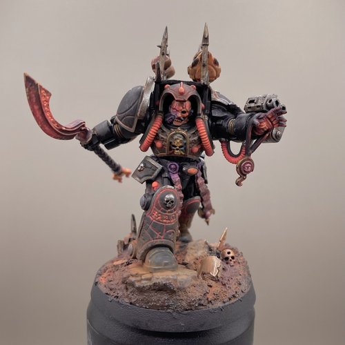Chaos Sorcerer in terminator armour