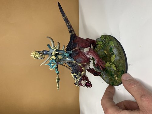 Saurus Oldblood on Carnosaur
