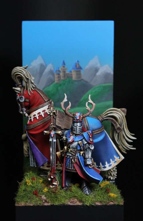 Bretonnian Knight and Horse