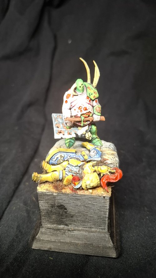 Nurgle champion duel against Stormcast