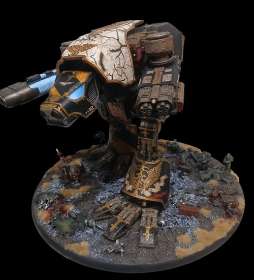 WARHAMMER 40,000 Warhound titan diorama