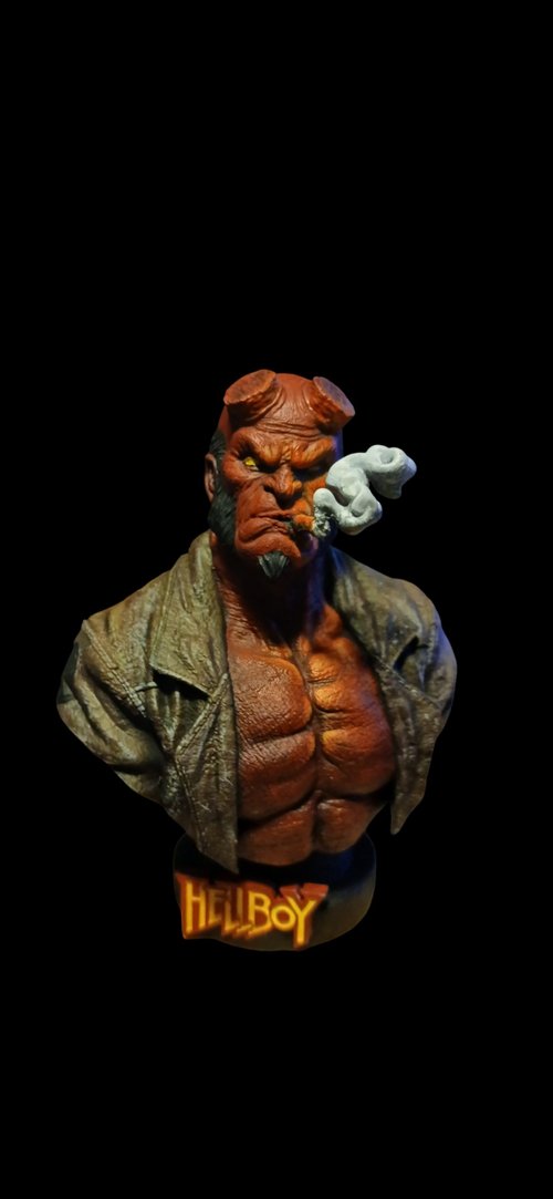Hellboy bust