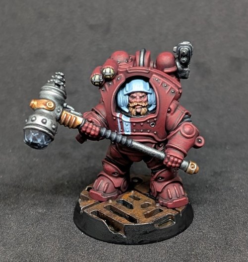 Necromunda Squat Prospector Exo-kyn Champion