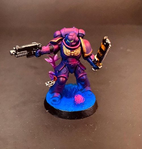 Psychedelic Space Marine