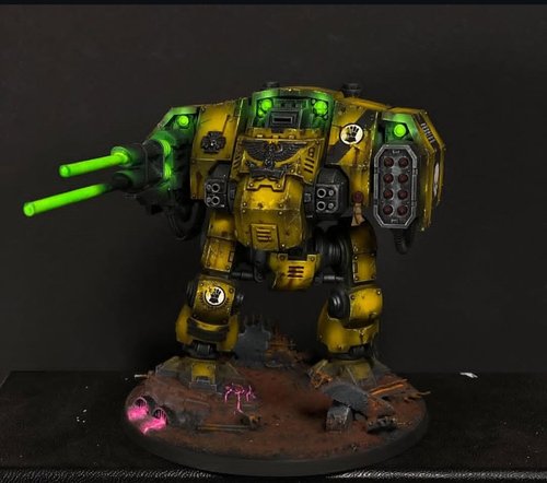 Imperial Fists dreadnought