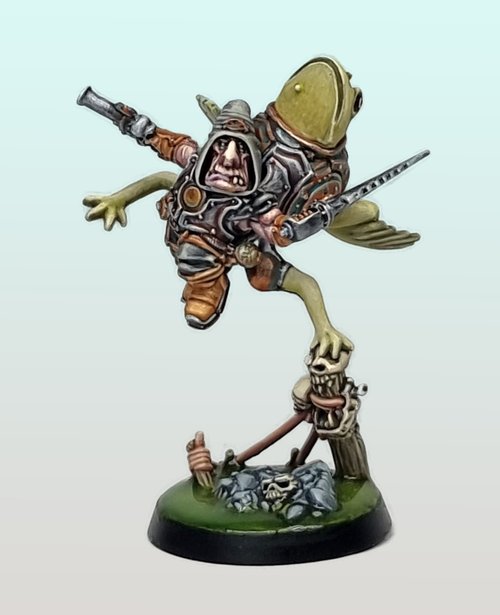 Goblin frog-balloonist