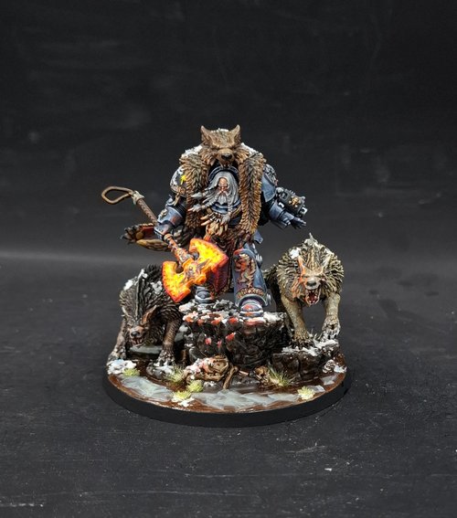 Space Wolves Chapter Master Logan Grimnar