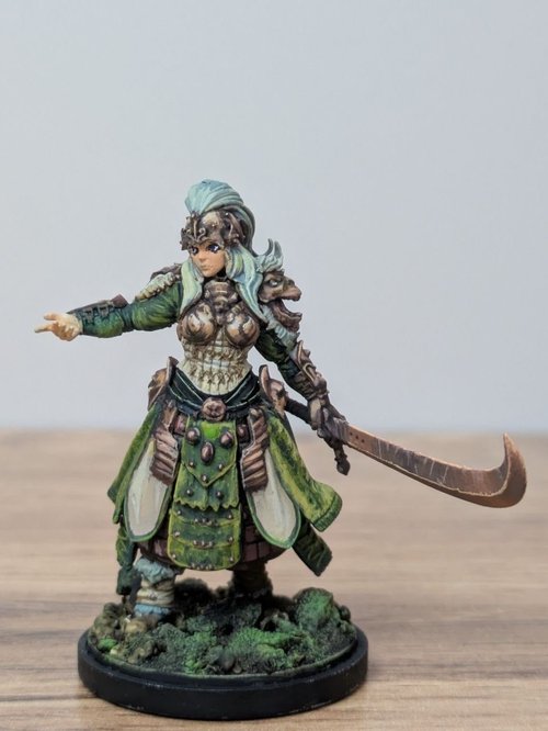 Girl in Bullfrogdog armor from KDM