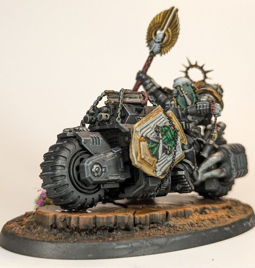 Chaplain on bike