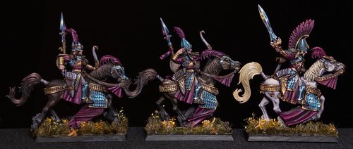 Elyrian Reavers on an autumn path