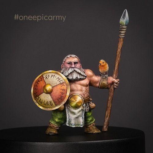 Wood Dwarf Lancer - One Epic Army