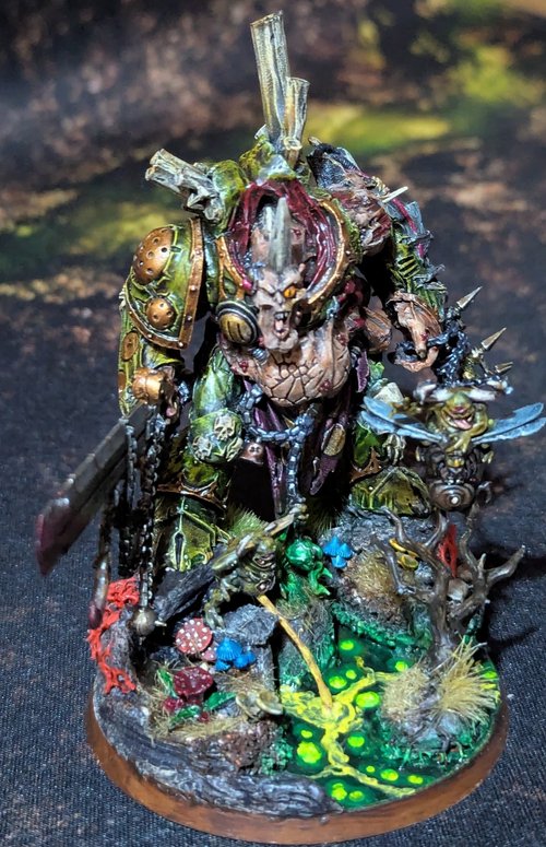 Morphorus Deamon Prince of Nurgle with companions