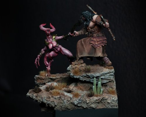 Duel on the ruins
