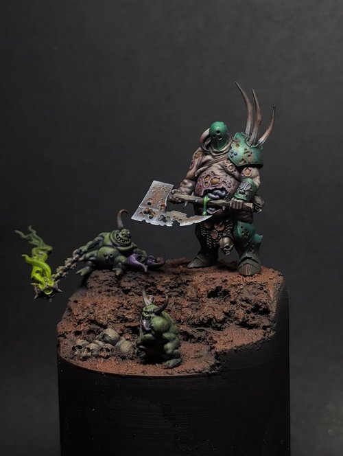 Plague Lord and Nurglings