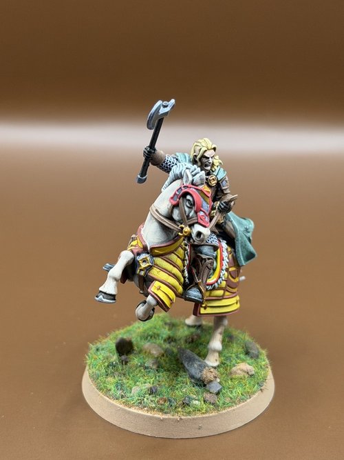 Haleth mounted on his horse