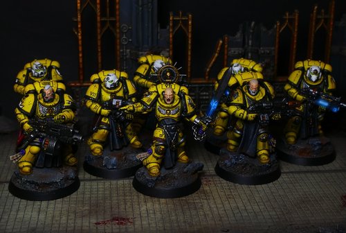 Imperial Fists Sternguard Veteran Squad Progredior