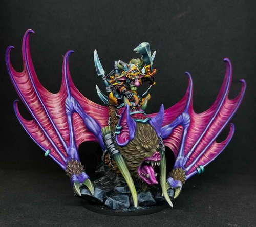 Goblin on bat