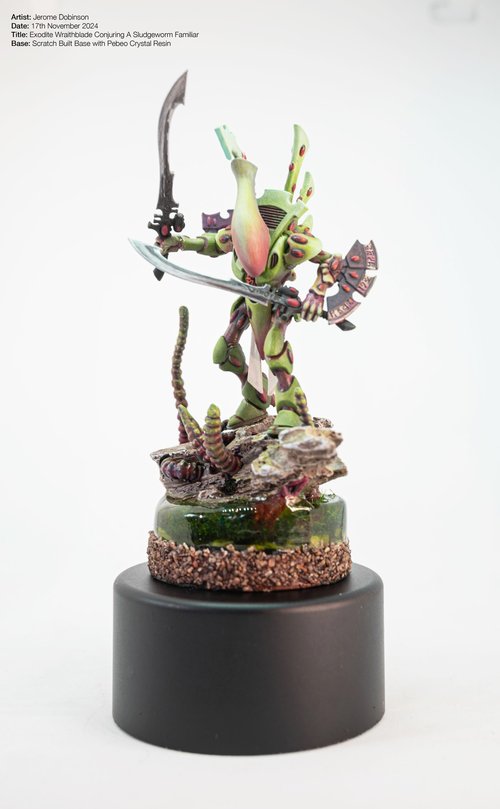 Exodite Wraithblade Conjuring a Sludgeworm Familia