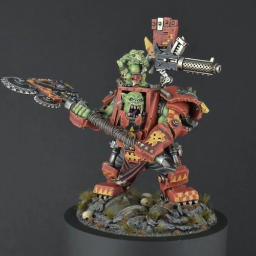 Ork warboss in mega armour