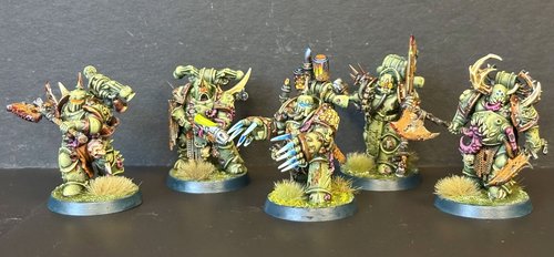 Plague Marines combat team