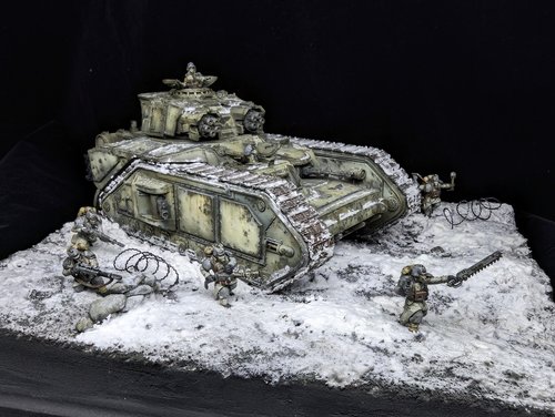 Krieg diorama