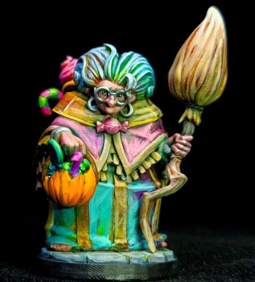 Yvette the Halloween witch