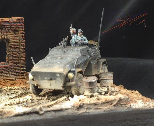 German commander's vehicle WWII
