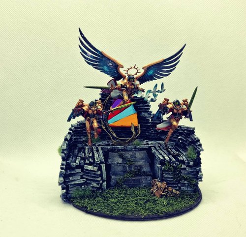Adepta Sororitas & Celestine The Living Saint on c
