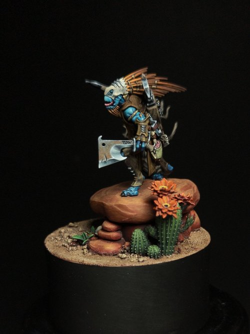 Kroot on Desert Base