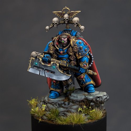 Ultramarine Praetor with Power Axe