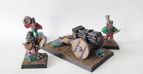 Hochland Helblaster Volley Gun and Crew