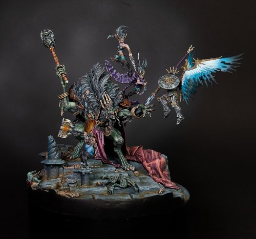 Deep in the tombs
